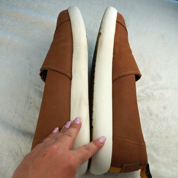 TOMS Wildfang Precious Mettle Alpargata Brown Slip-On Sneakers Womens 12 EU 43.5 - Picture 5 of 8